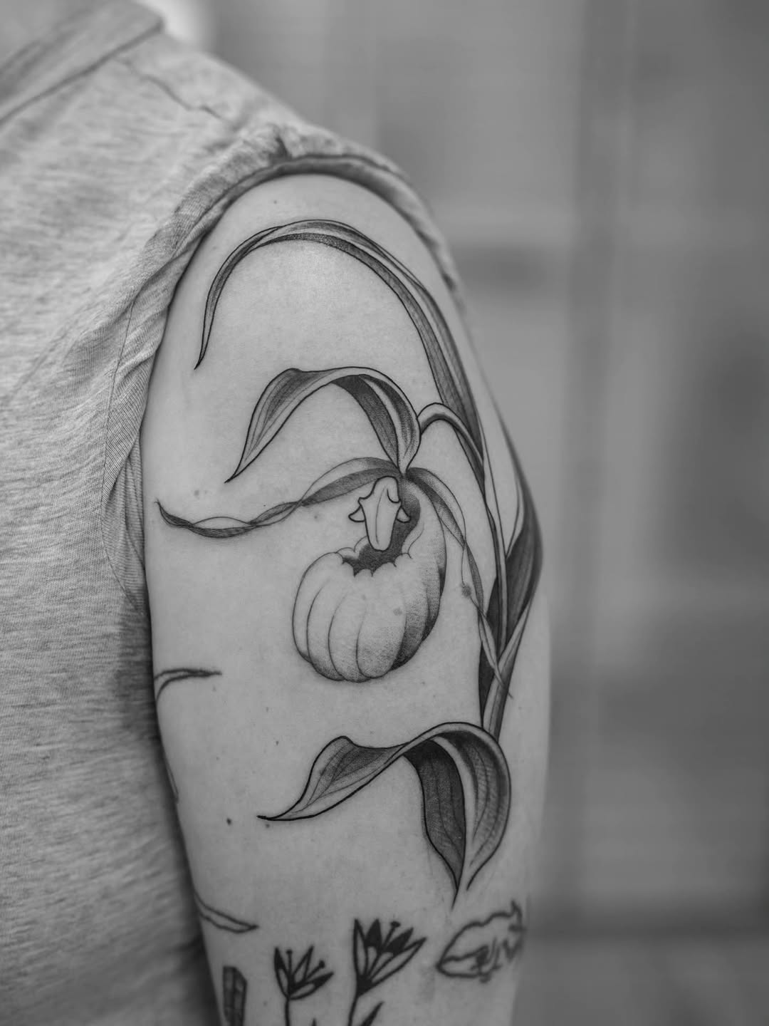 Tattoo by @bramadey — black_and_grey, realism