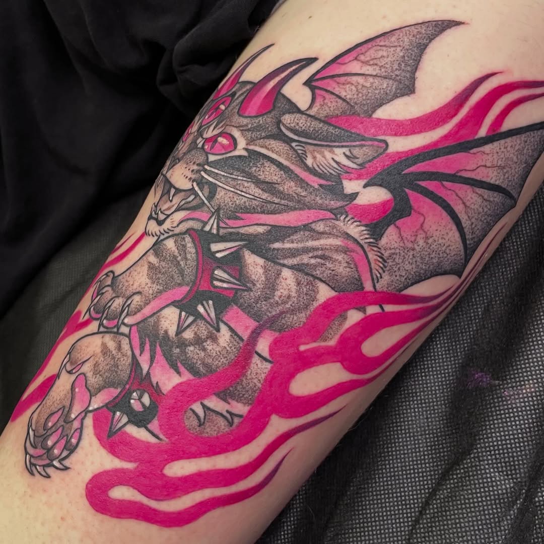 Tattoo by @necromandi β illustrative, new_school