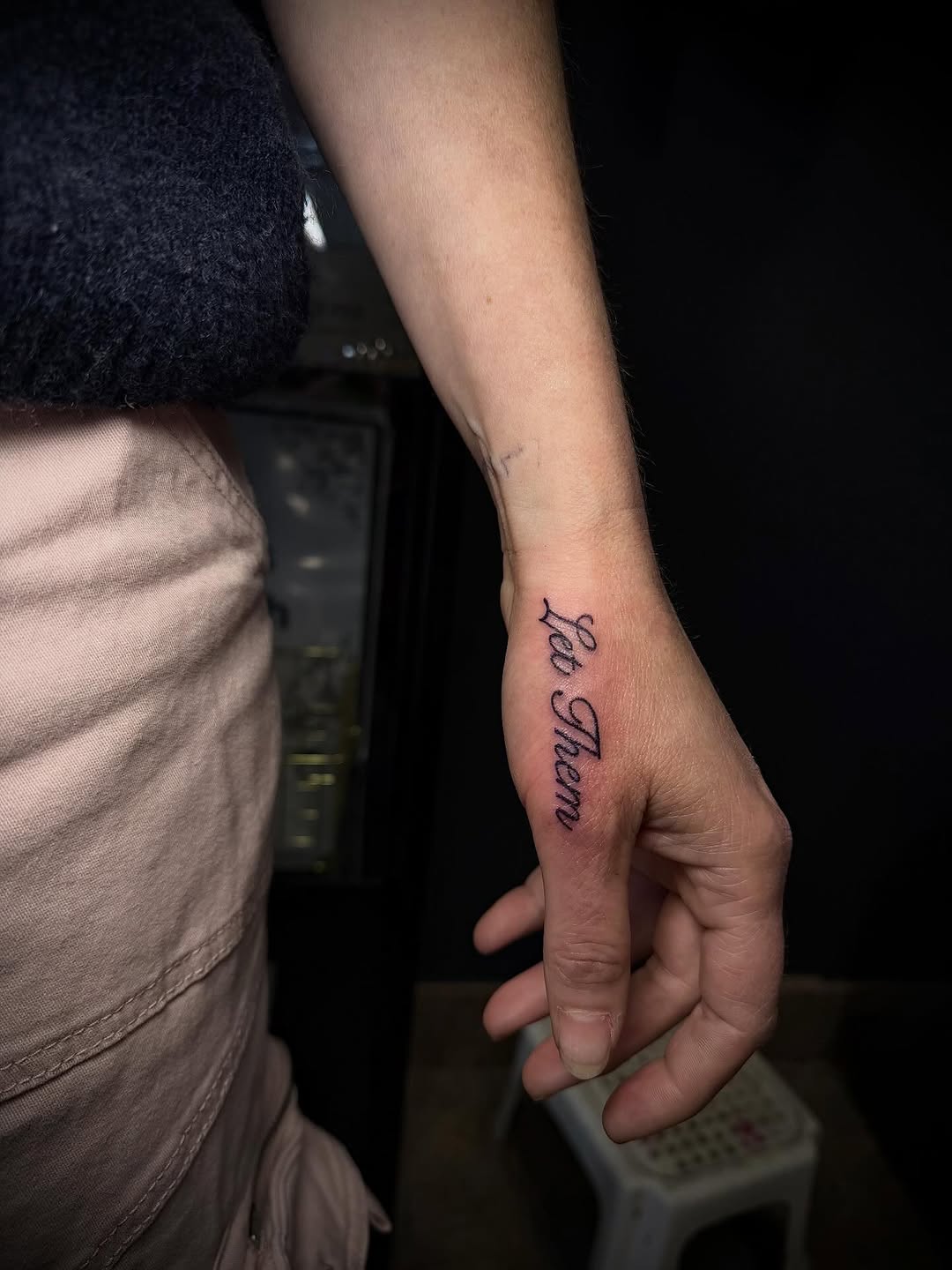 Tattoo by @storylines.tattoos — lettering_script, fine_line