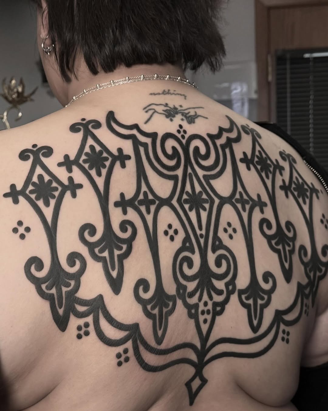 Tattoo by @dimsouls — blackwork, ornamental