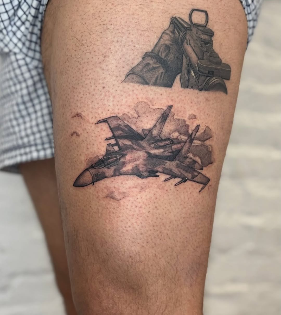 Tattoo by @dry.inc — realism, black_and_grey
