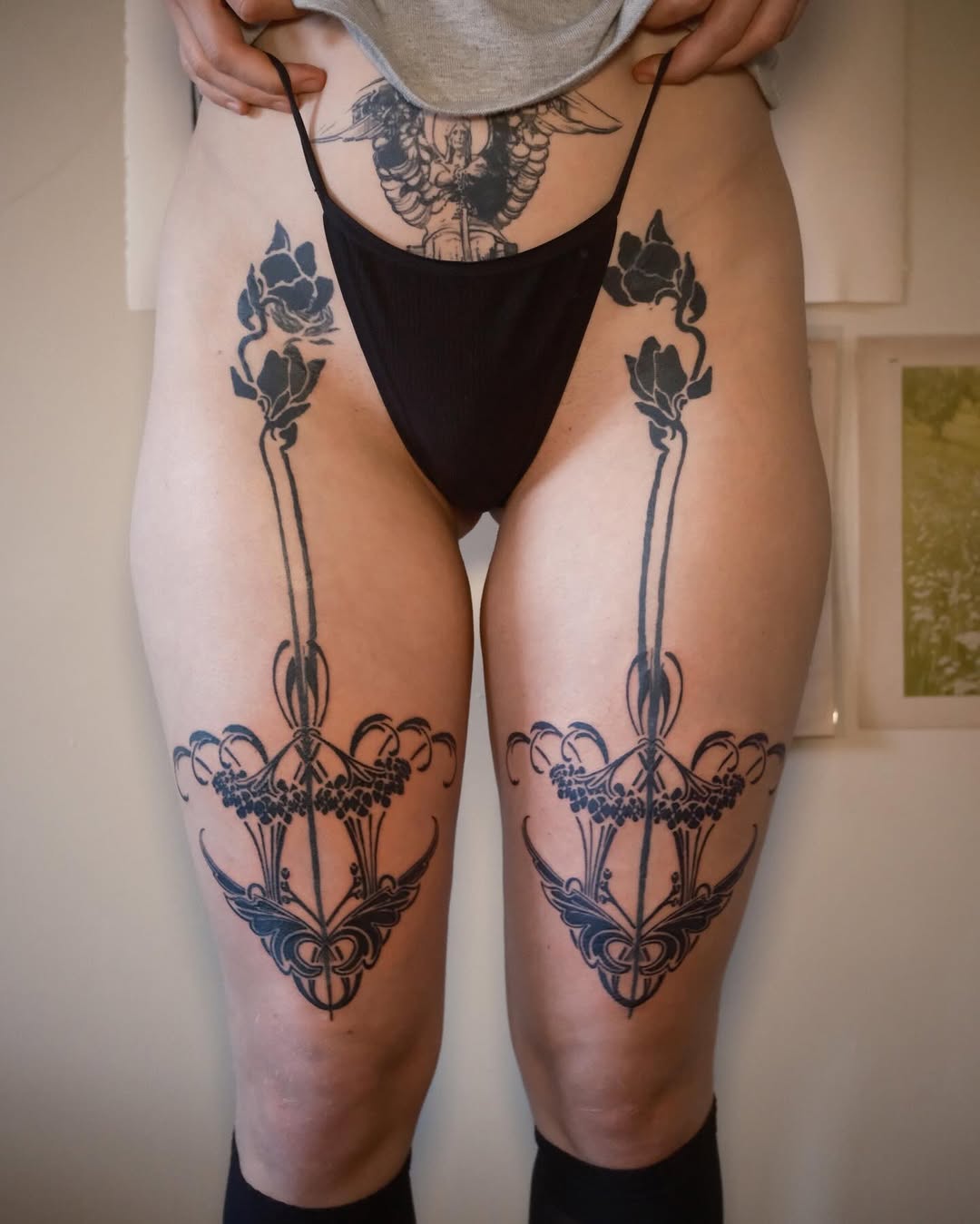 Tattoo by @chr.stophermart.nez — blackwork, ornamental