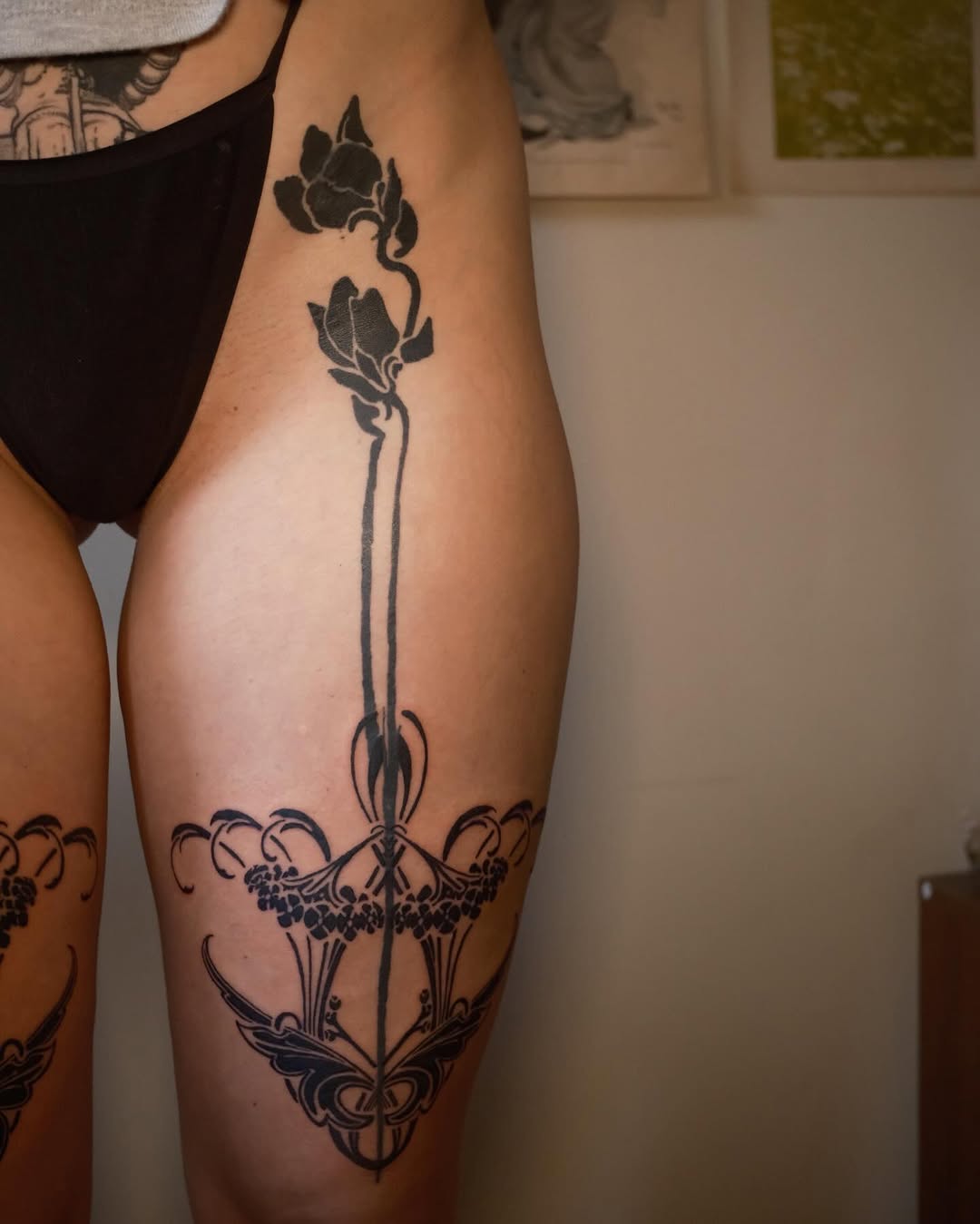 Tattoo by @chr.stophermart.nez — blackwork, illustrative