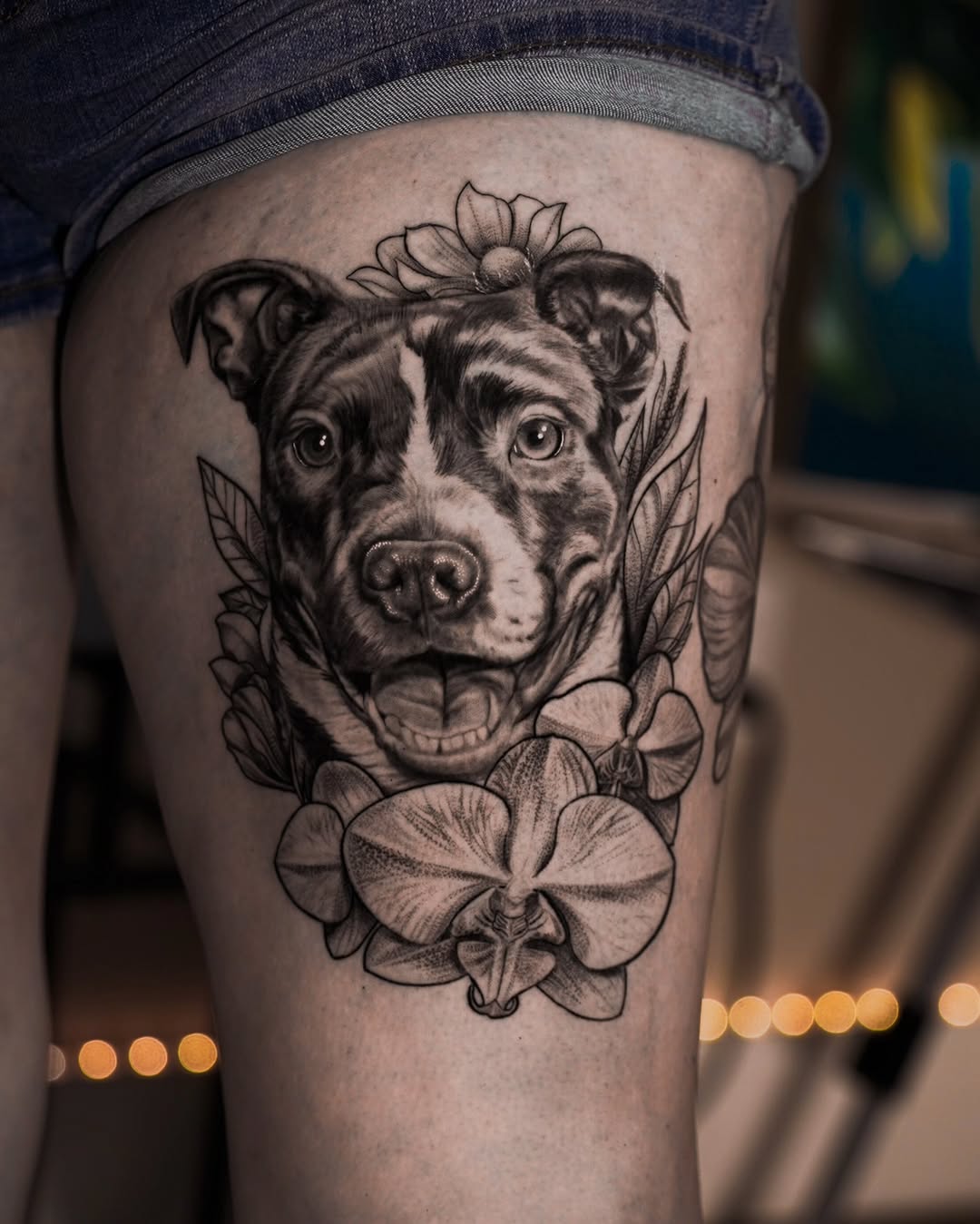 Tattoo by @baxttertattoo — realism, black_and_grey