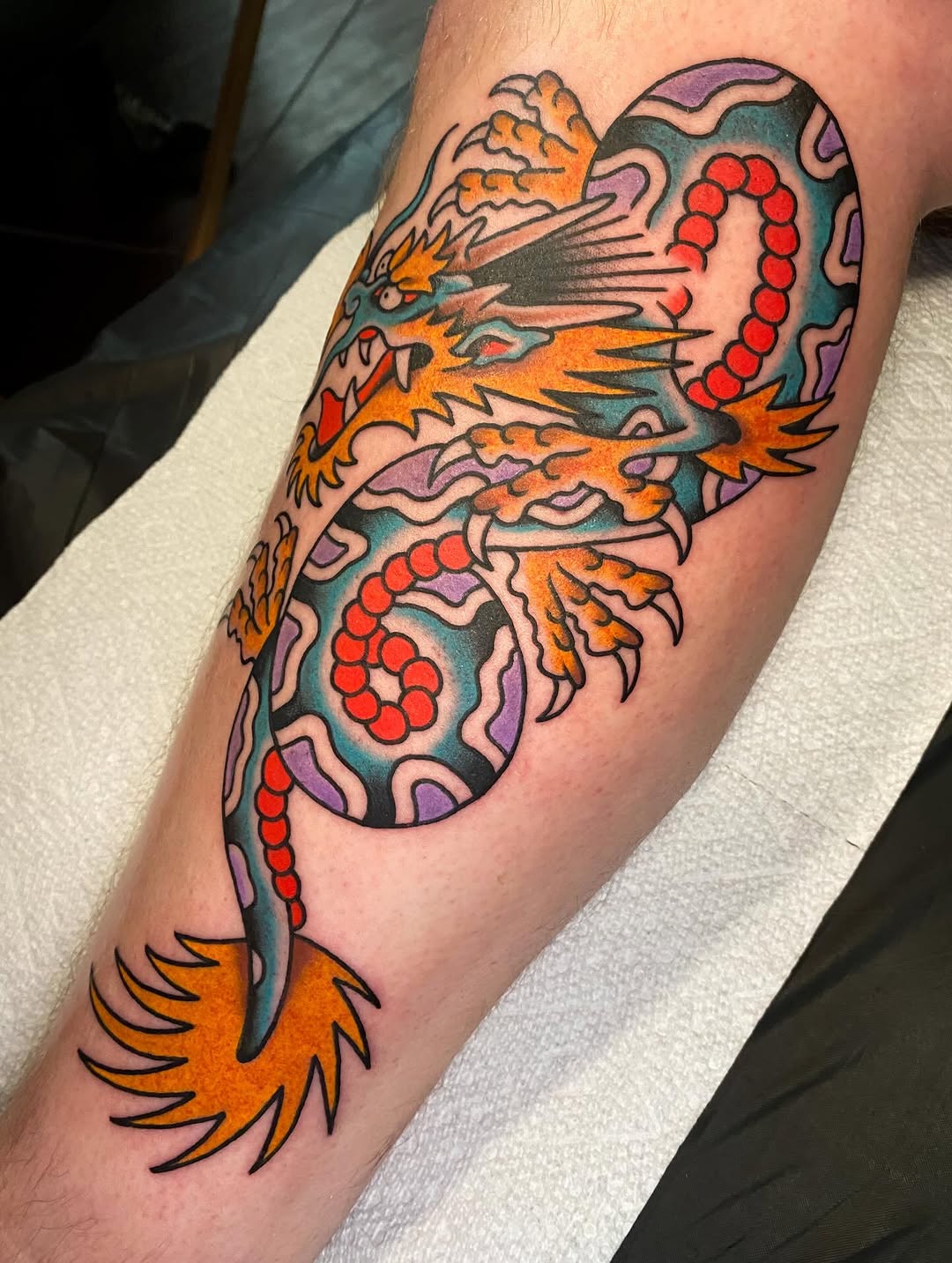 Tattoo by @tattoosbybraddock — japanese_irezumi, american_traditional