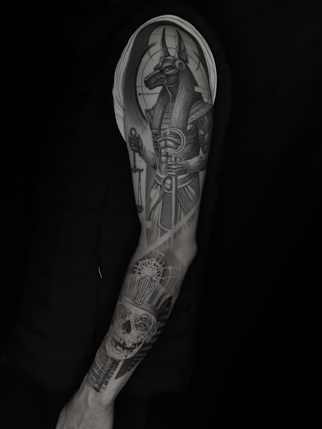 Tattoo by @beholds_ โ realism, black_and_grey