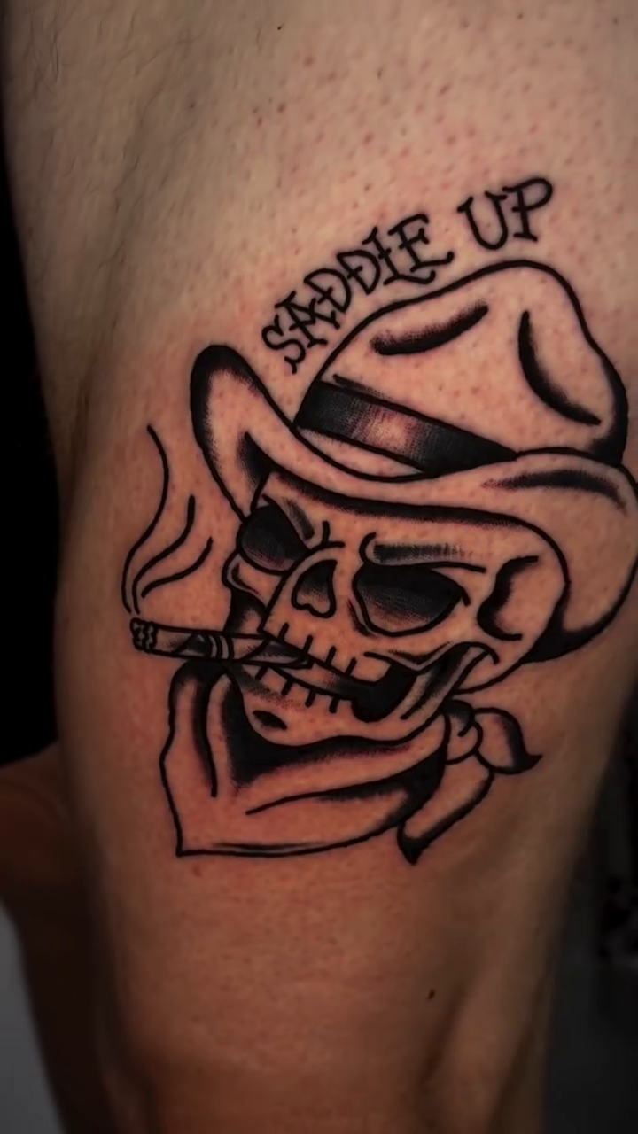 Tattoo by @babypunktattoos β american_traditional, illustrative