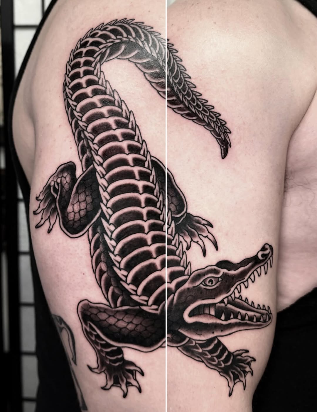 Tattoo by @brandontattoos — american_traditional, black_and_grey