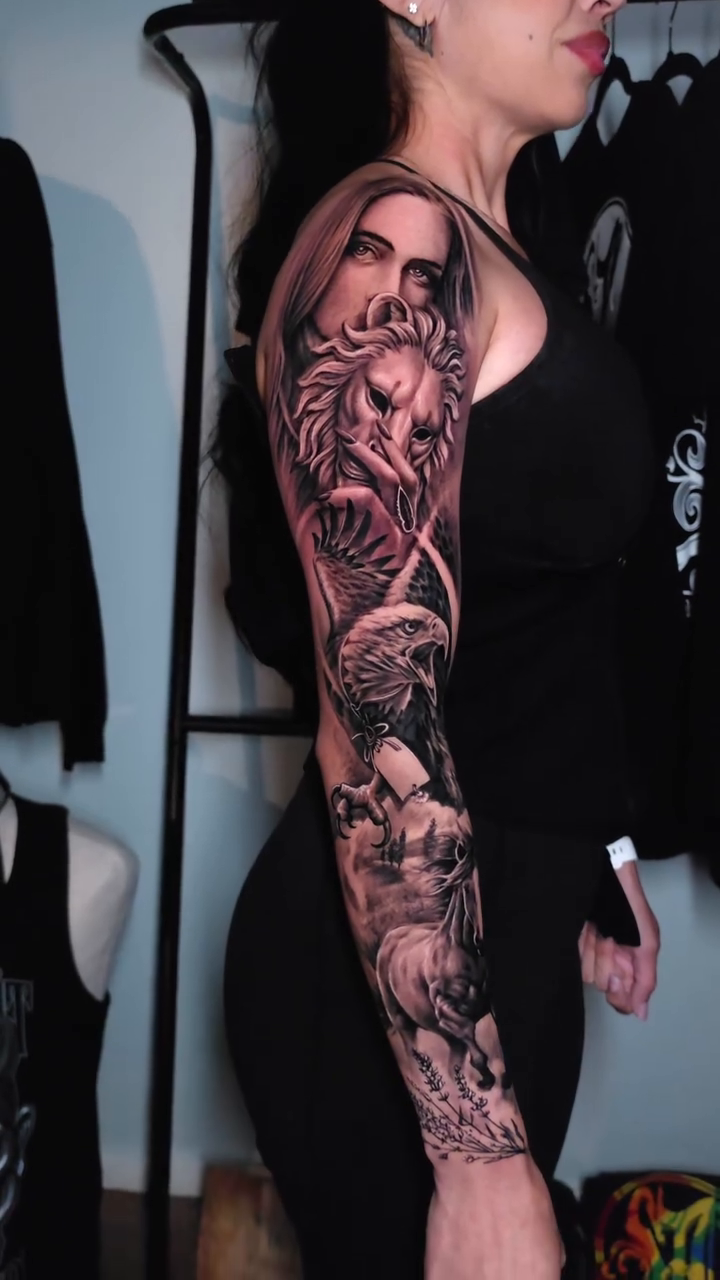 Tattoo by @david_rhapsody — realism, black_and_grey