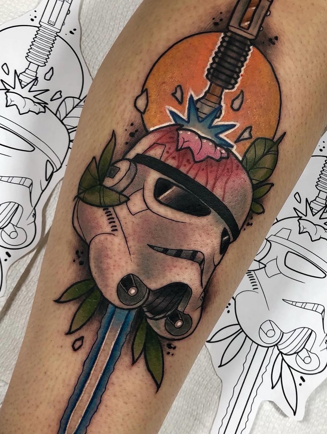 Tattoo by @leefscented — new_school, realism