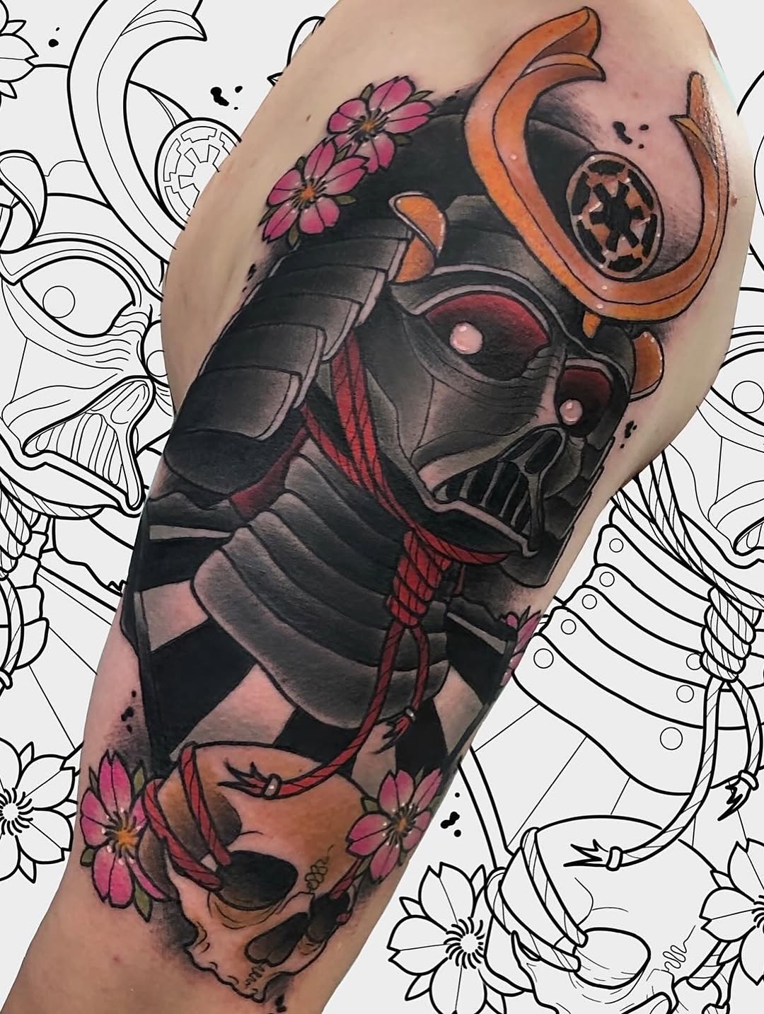 Tattoo by @leefscented — japanese_irezumi, black_and_grey