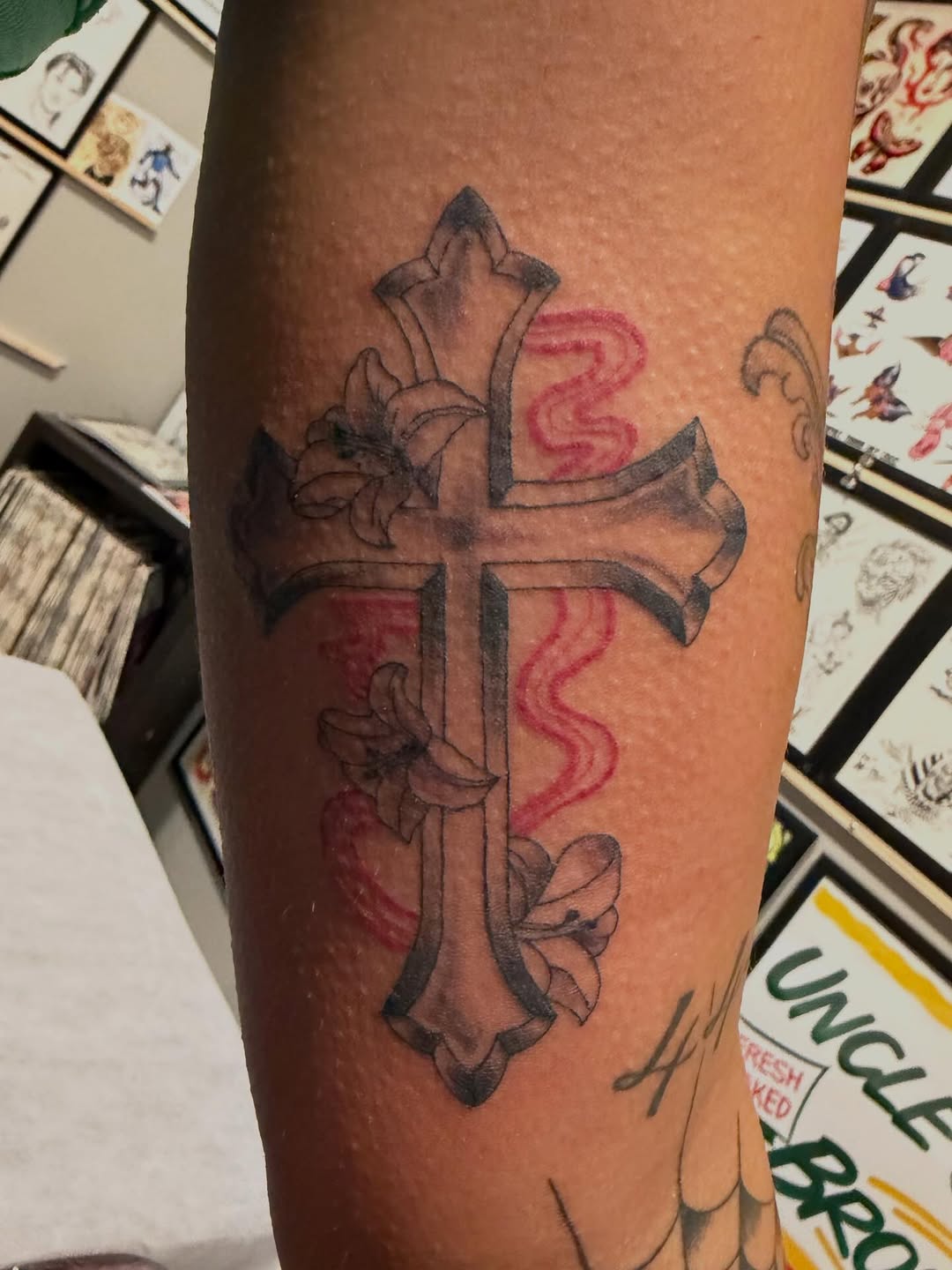 Tattoo by @prophettravis — black_and_grey