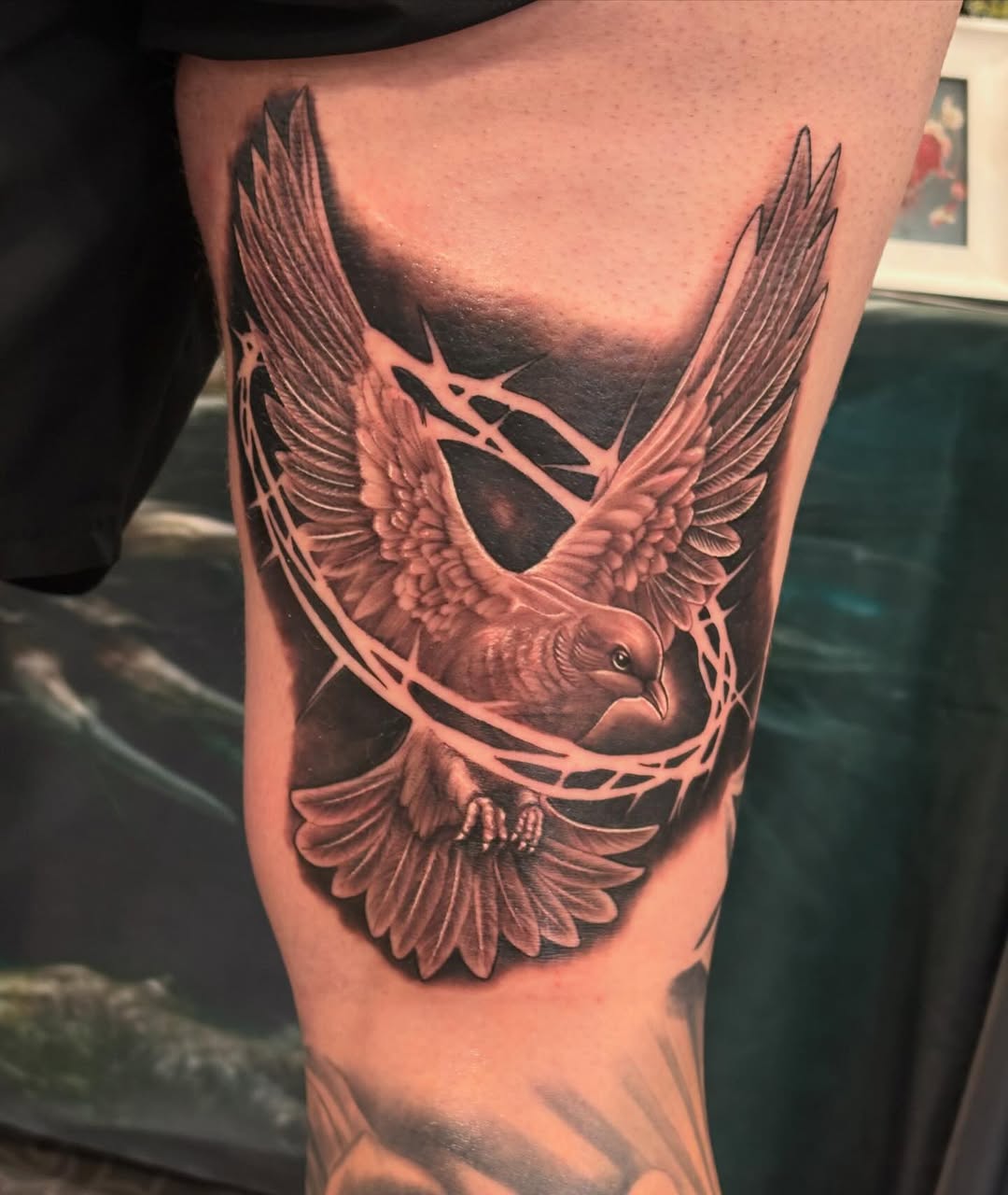 Tattoo by @howboutjesse_tattoos โ realism, black_and_grey