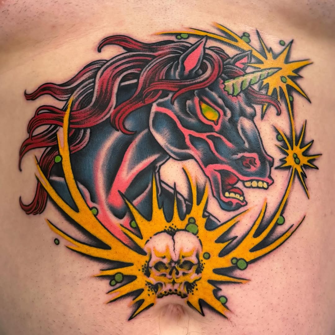 Tattoo by @mollygotlib — new_school, dark_realism