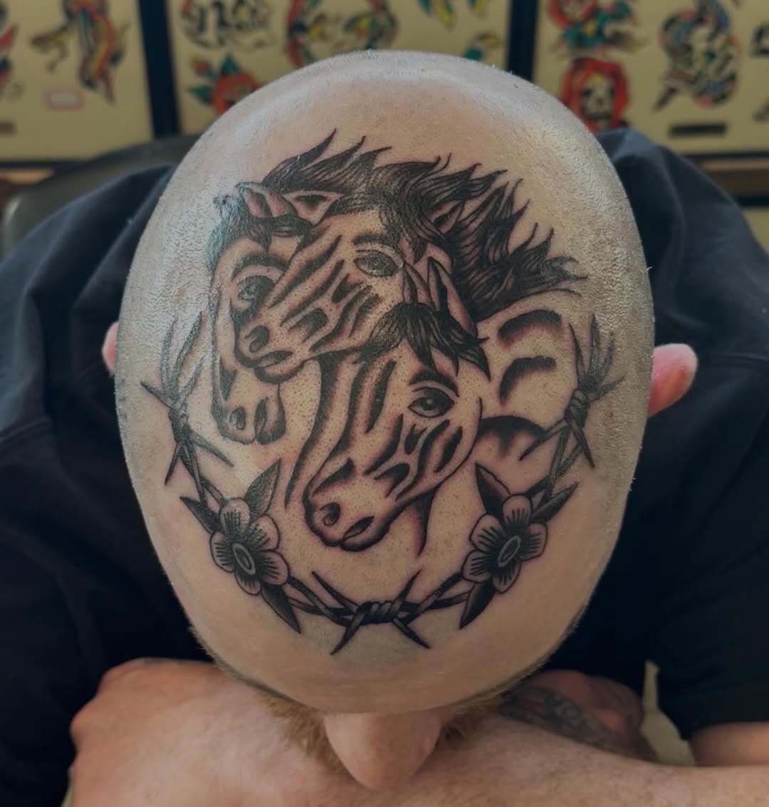Tattoo by @ryleecoyote โ american_traditional, illustrative