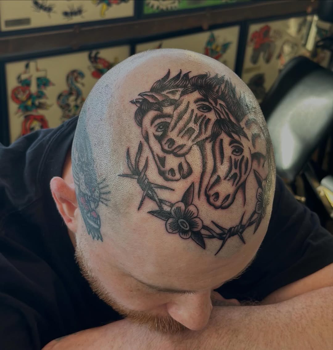 Tattoo by @ryleecoyote โ american_traditional, illustrative