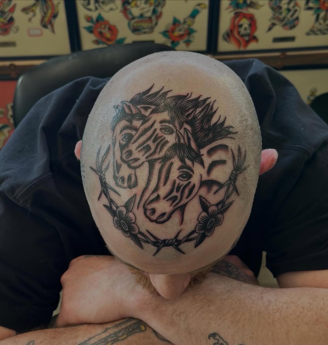 Tattoo by @ryleecoyote โ american_traditional, illustrative
