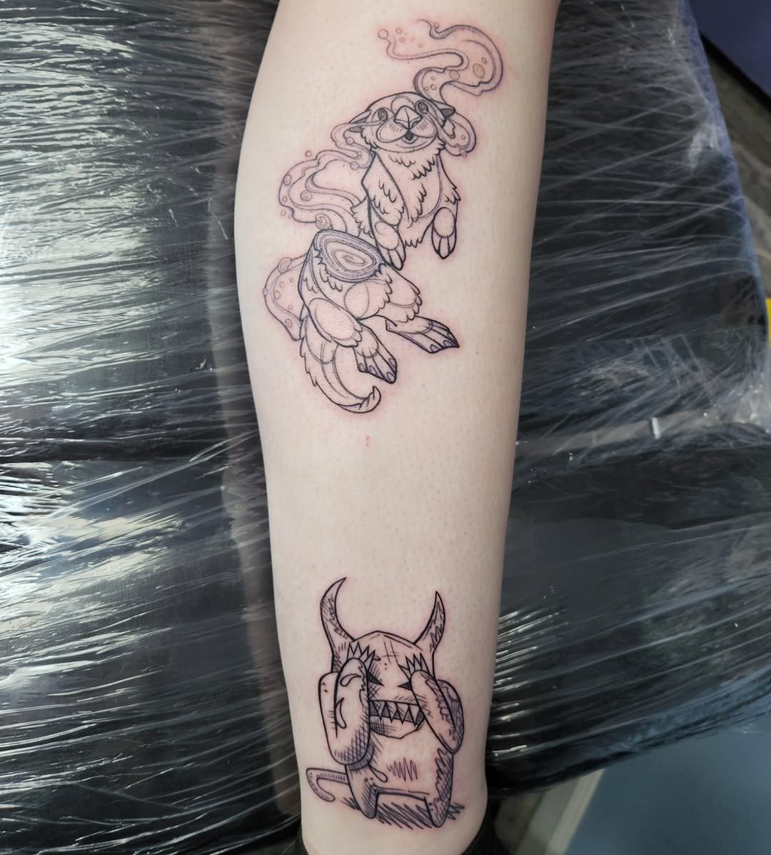 Tattoo by @lil_bunny_bab — ignorant, sketch