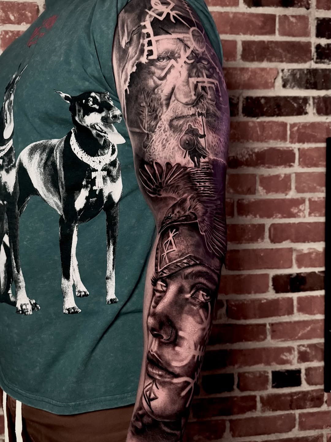 Tattoo by @kelsealake β realism, black_and_grey