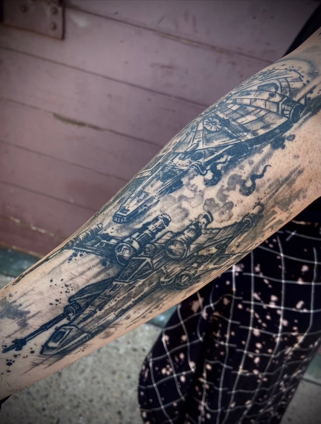 Tattoo by @culletonparamore — black_and_grey
