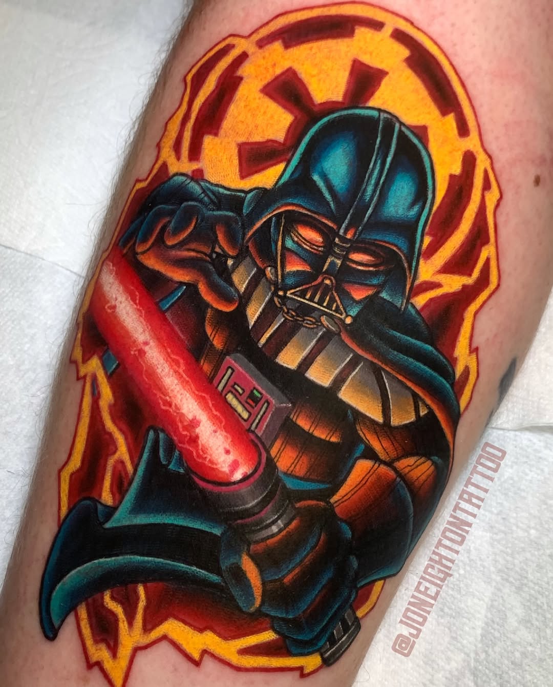 Tattoo by @jonleightontattoo — neo_traditional, realism
