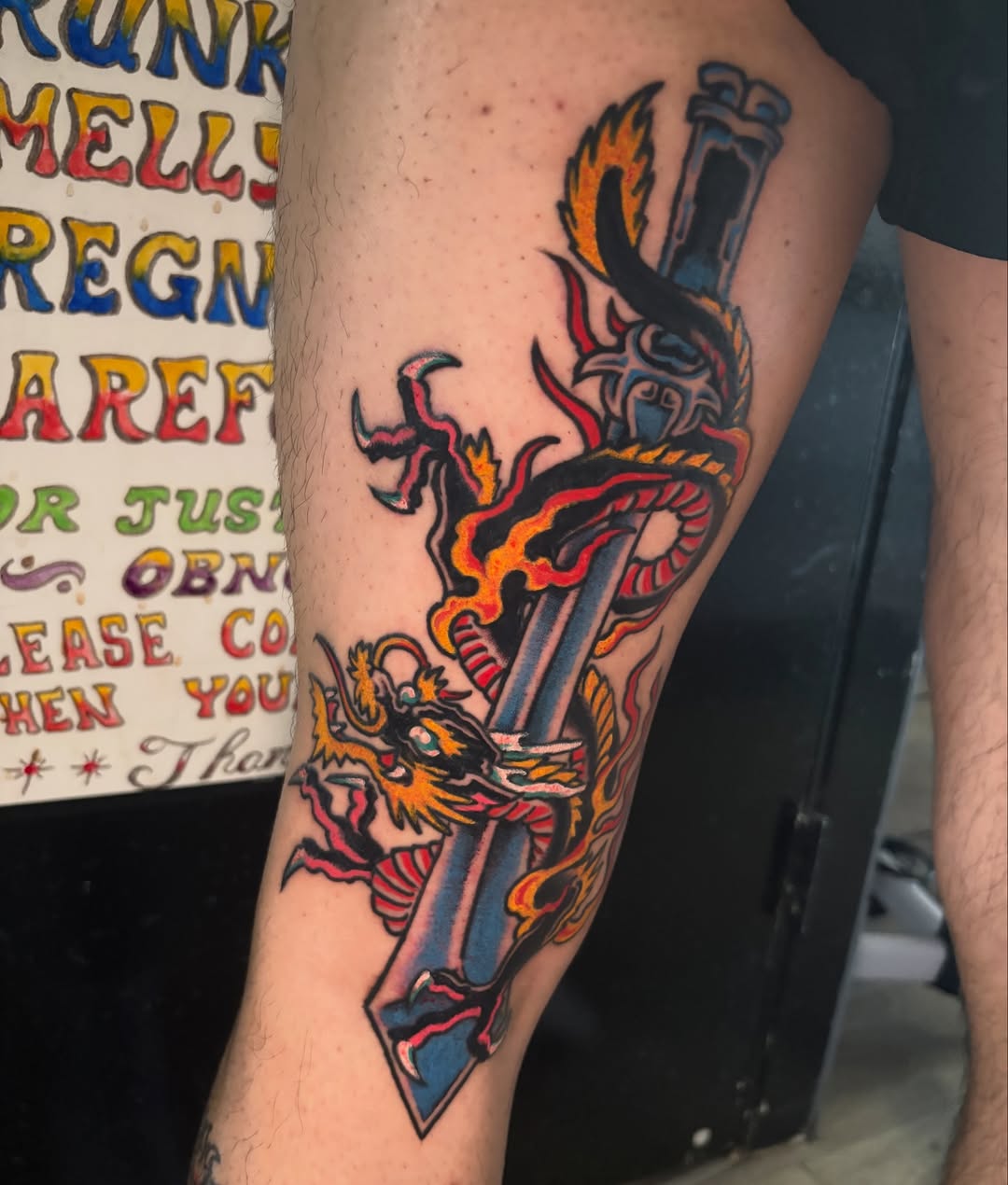 Tattoo by @gabieliatattoo — american_traditional, japanese_irezumi