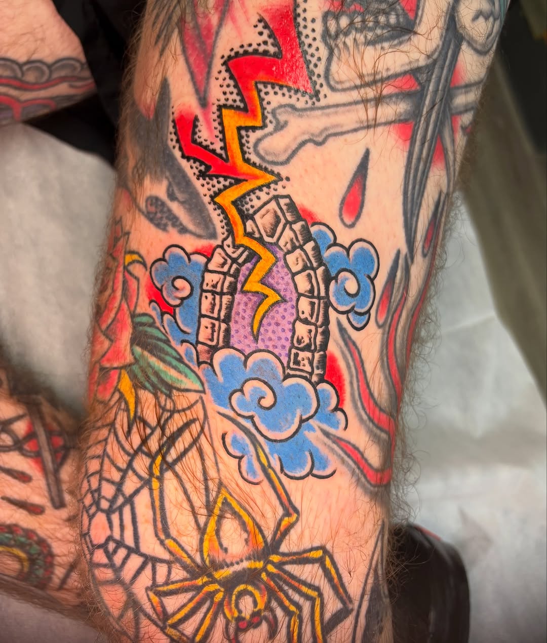 Tattoo by @gabieliatattoo — american_traditional, new_school