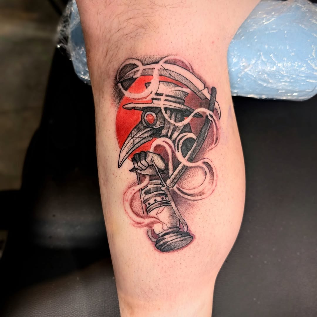 Tattoo by @casey_tuttle.art — black_and_grey, dotwork