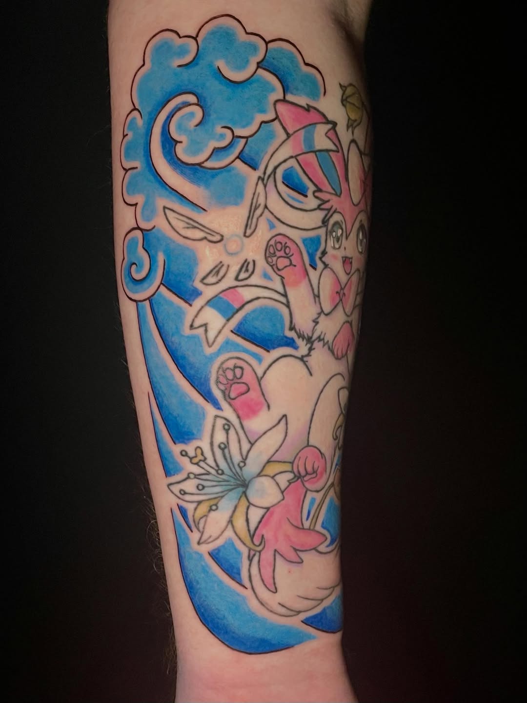 Tattoo by @kevant13 — illustrative, anime