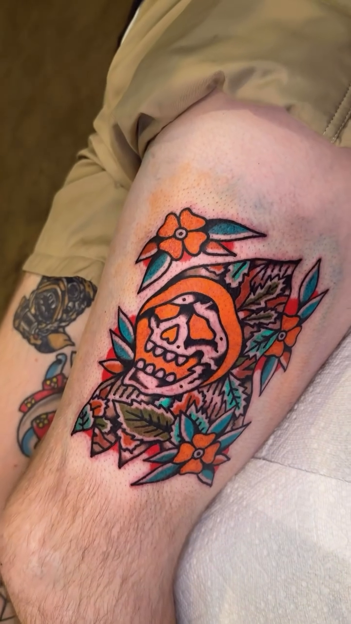 Tattoo by @blacktoothben — american_traditional, illustrative