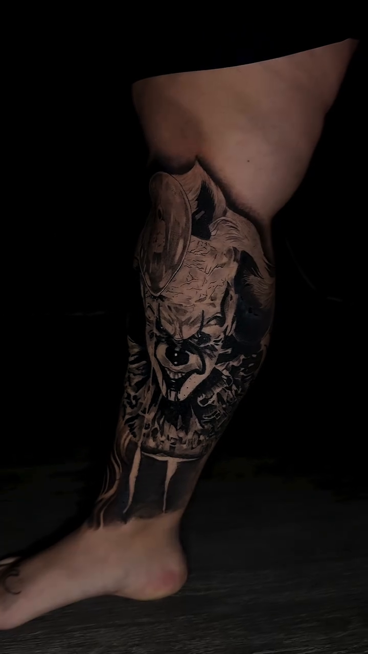 Tattoo by @immortal_tattoos707 — dark_realism, black_and_grey