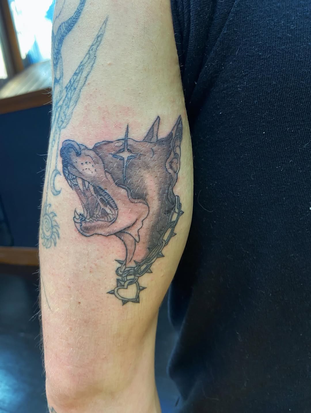 Tattoo by @tinyterrorink — realism, black_and_grey