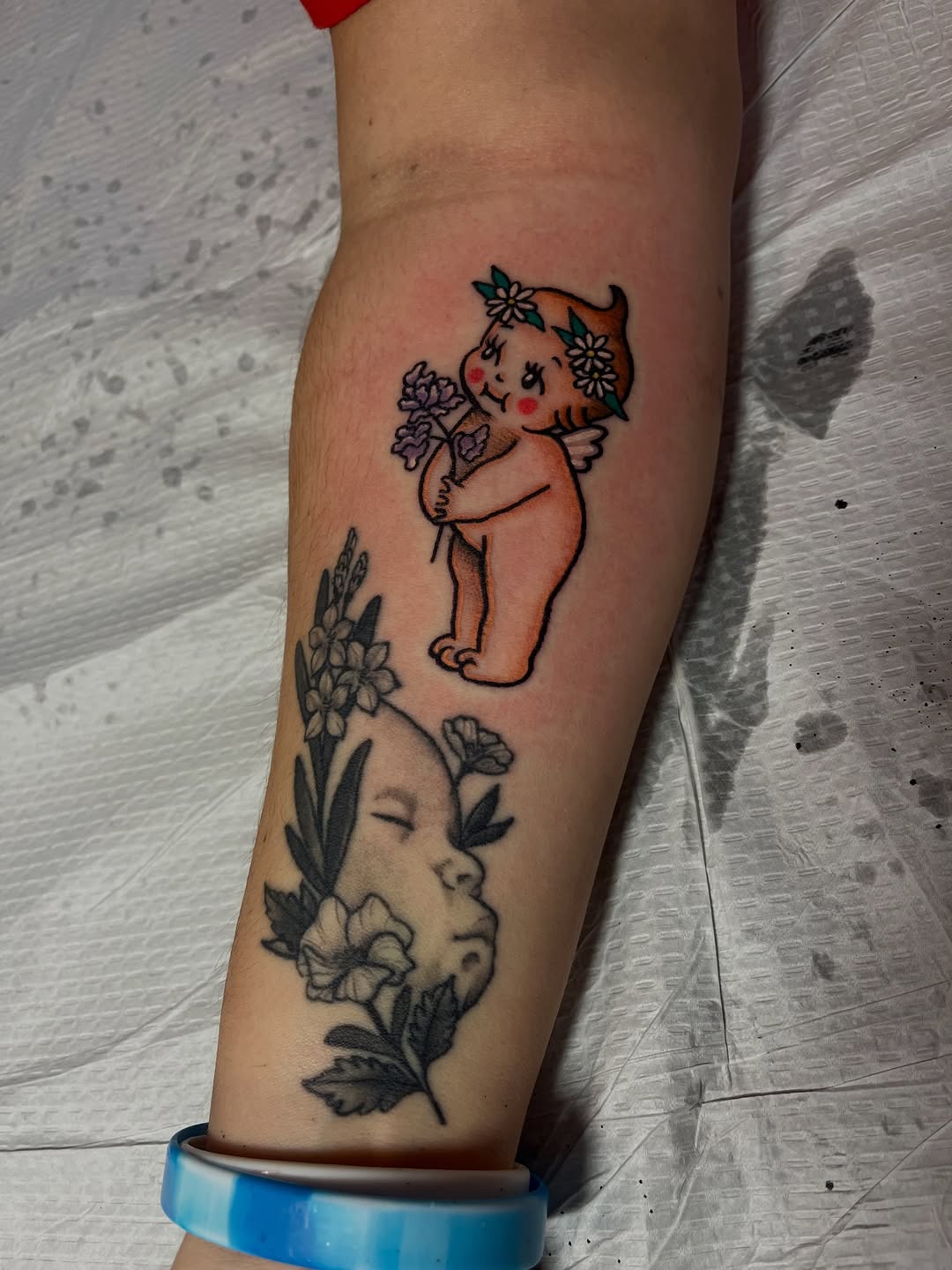 Tattoo by @jcridlin.tattoo — illustrative, black_and_grey
