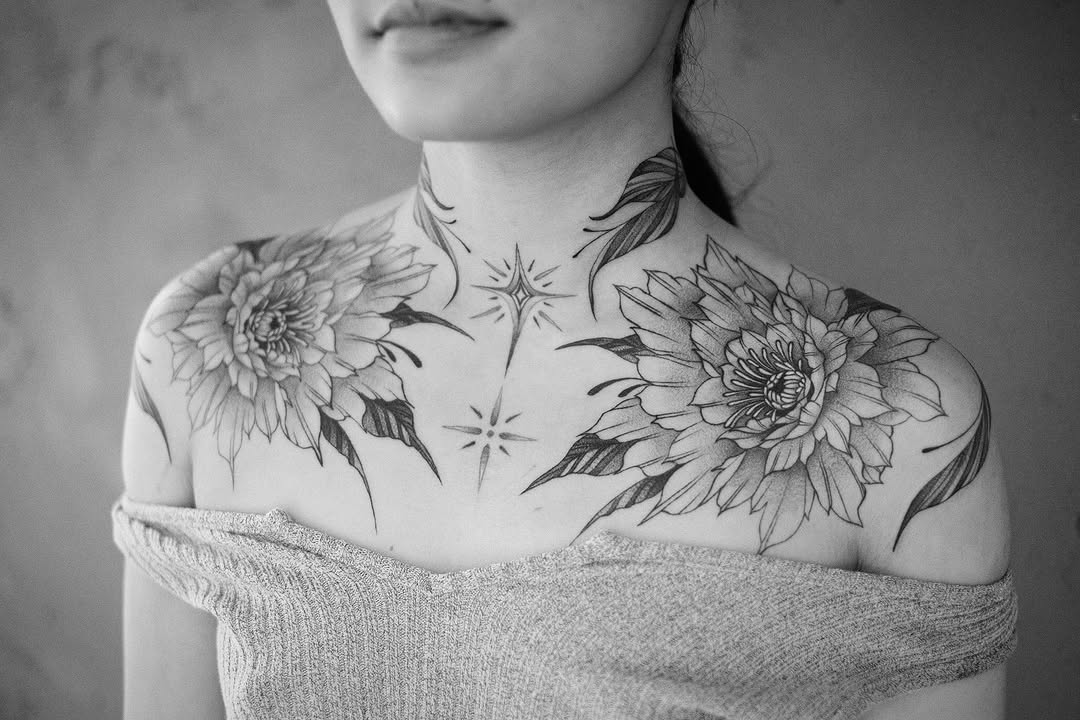 Tattoo by @izztheartist — black_and_grey, illustrative