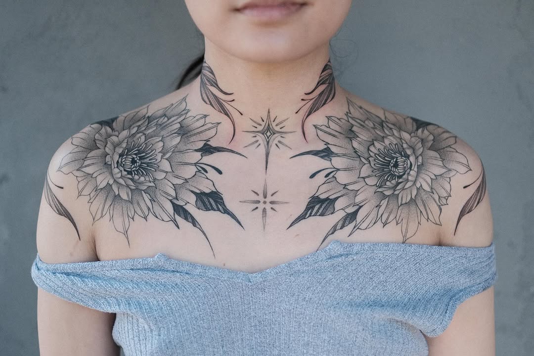Tattoo by @izztheartist — black_and_grey, illustrative