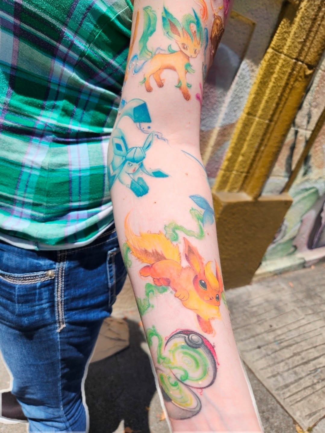 Tattoo by @oriotat2 — anime, new_school