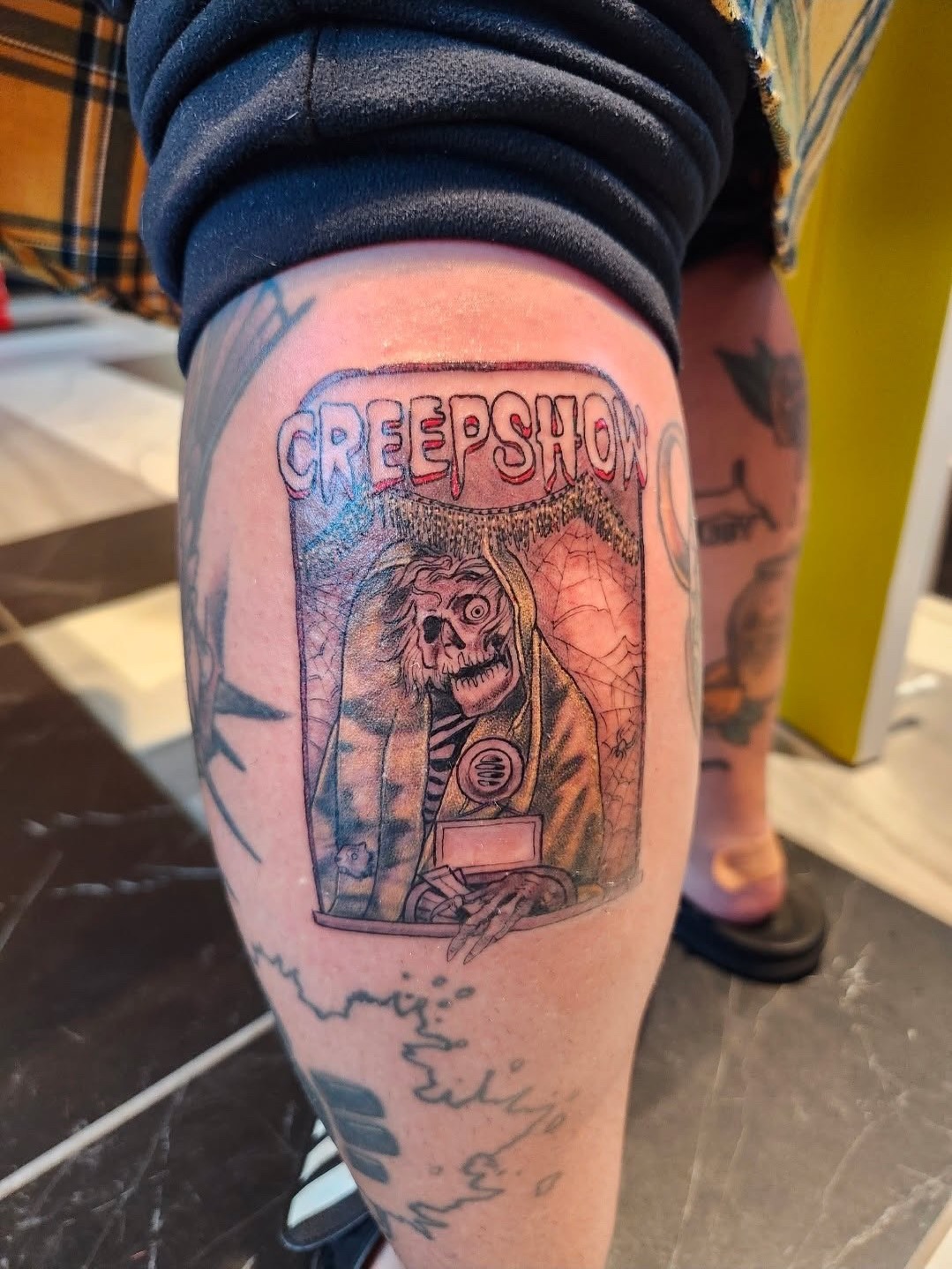 Tattoo by @oriotat2 — dark_realism, trash_polka