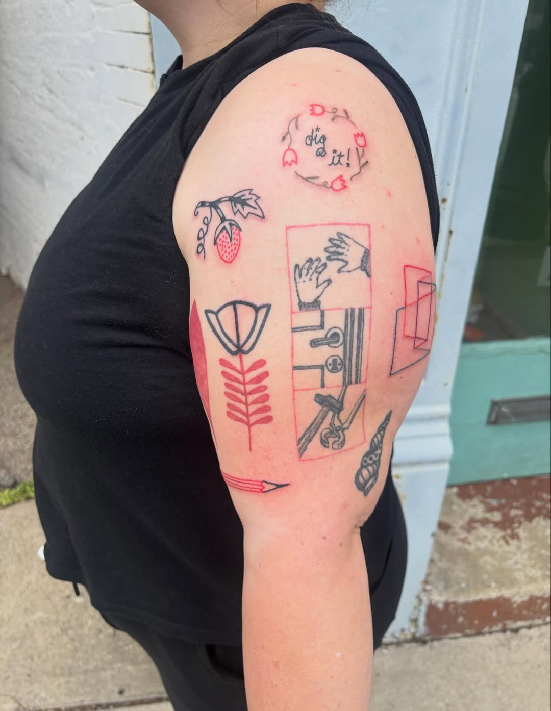 Tattoo by @easy_peezy_pokes โ illustrative, fine_line