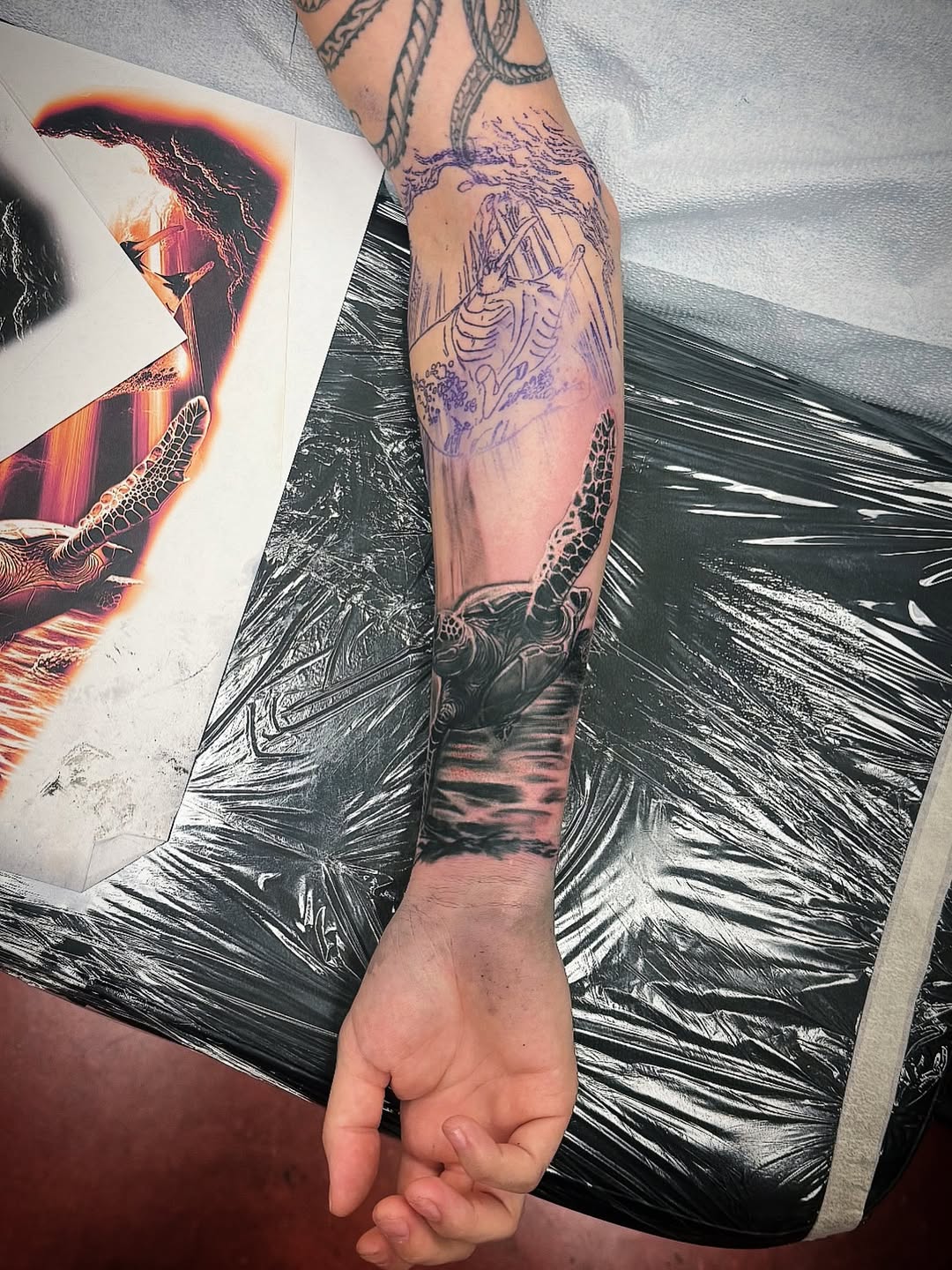 Tattoo by @archangel_artistry — realism, black_and_grey