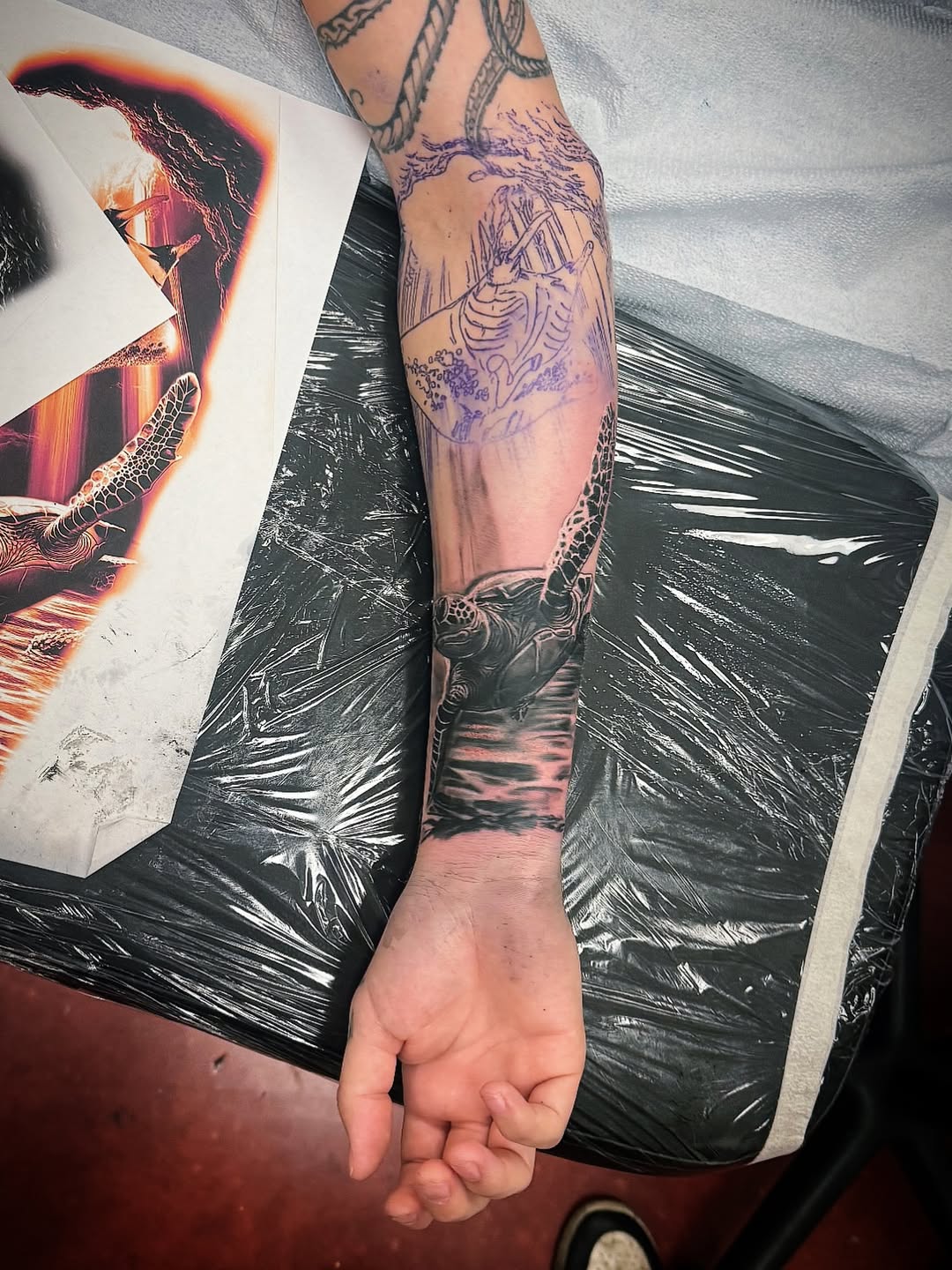 Tattoo by @archangel_artistry — realism, black_and_grey
