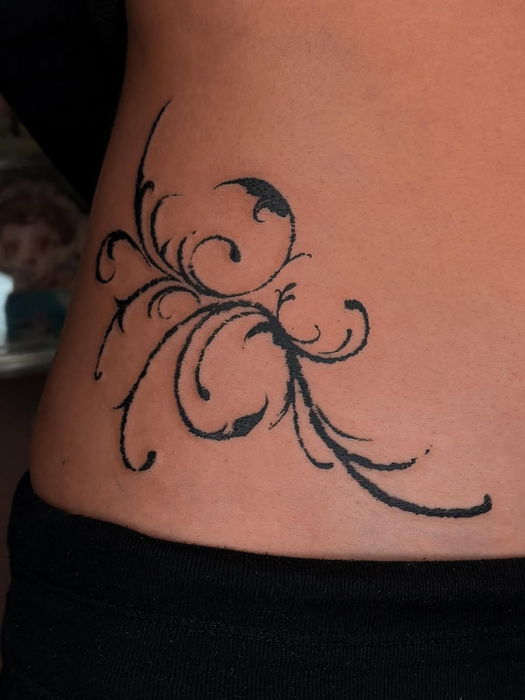 Tattoo by @tofuubrat — illustrative, blackwork