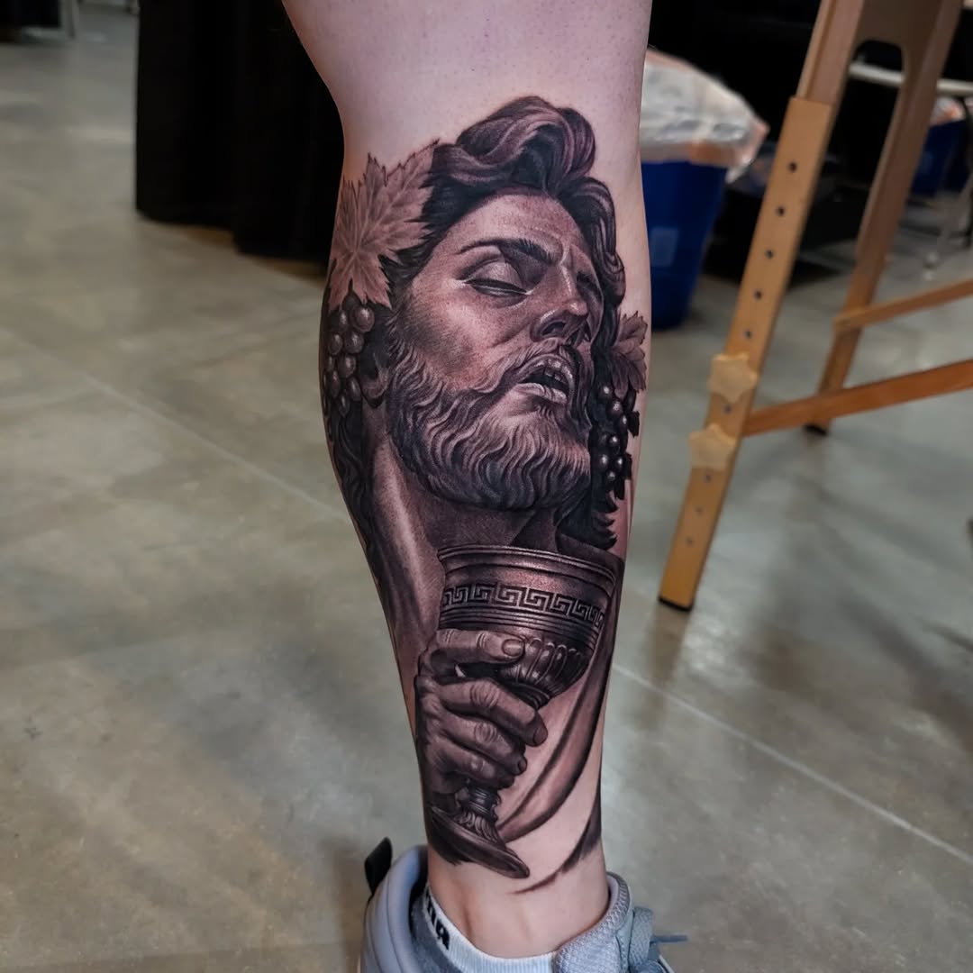 Tattoo by @arik.tattoo โ realism, black_and_grey