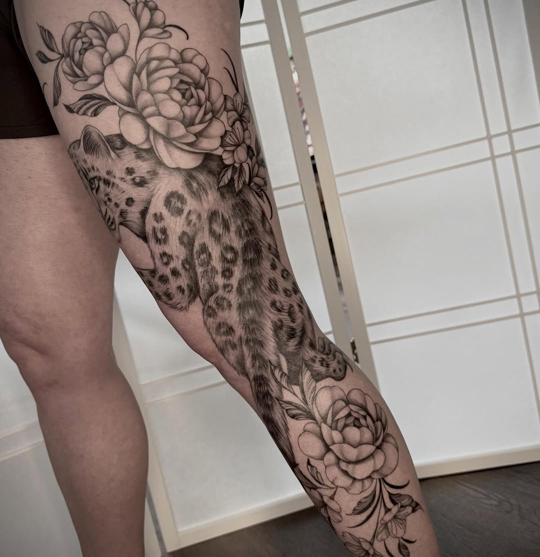 Tattoo by @tattooedbyrose — realism, black_and_grey
