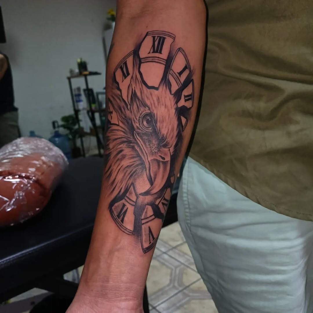 Tattoo by @ink_addiction_art — realism, black_and_grey