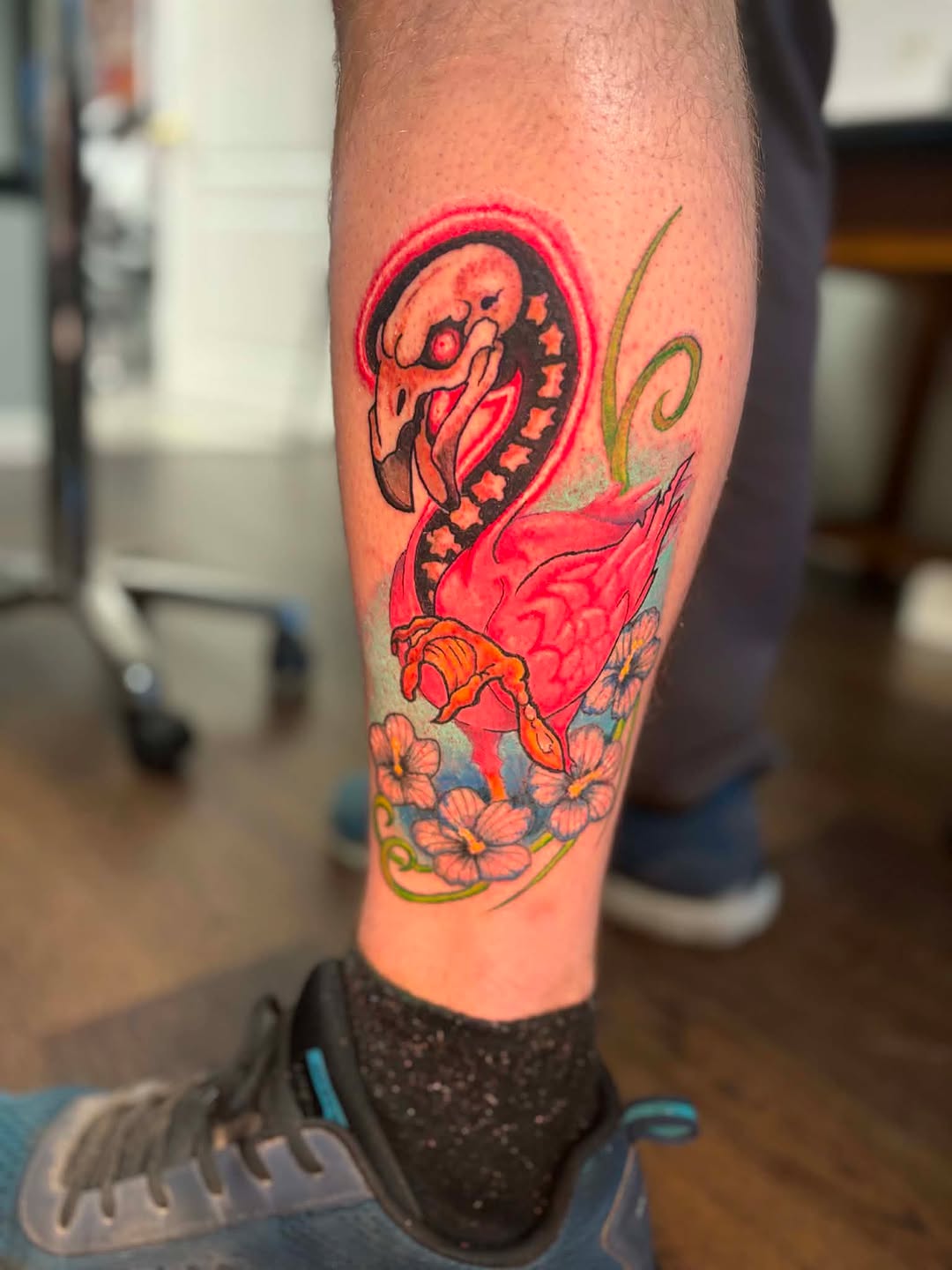 Tattoo by @lucast48 — new_school, trash_polka