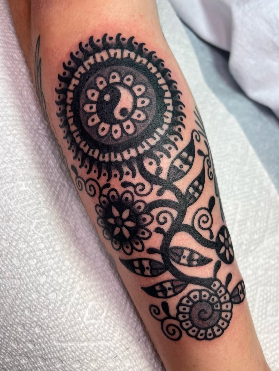 Tattoo by @gunga_ma — geometric, ornamental