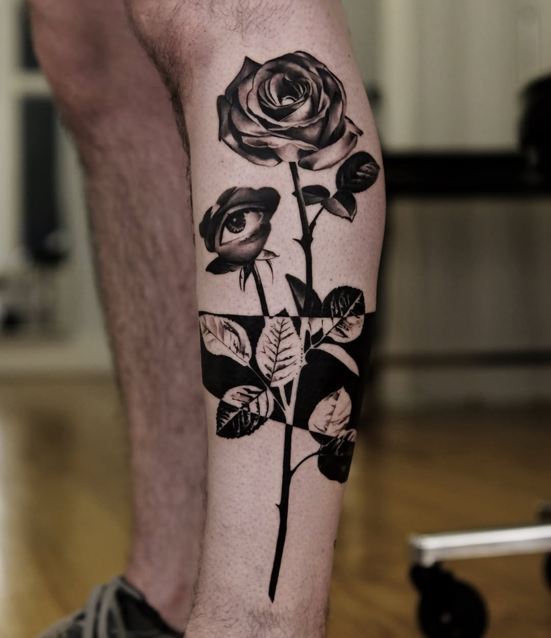 Tattoo by @maksim_patrick — blackwork