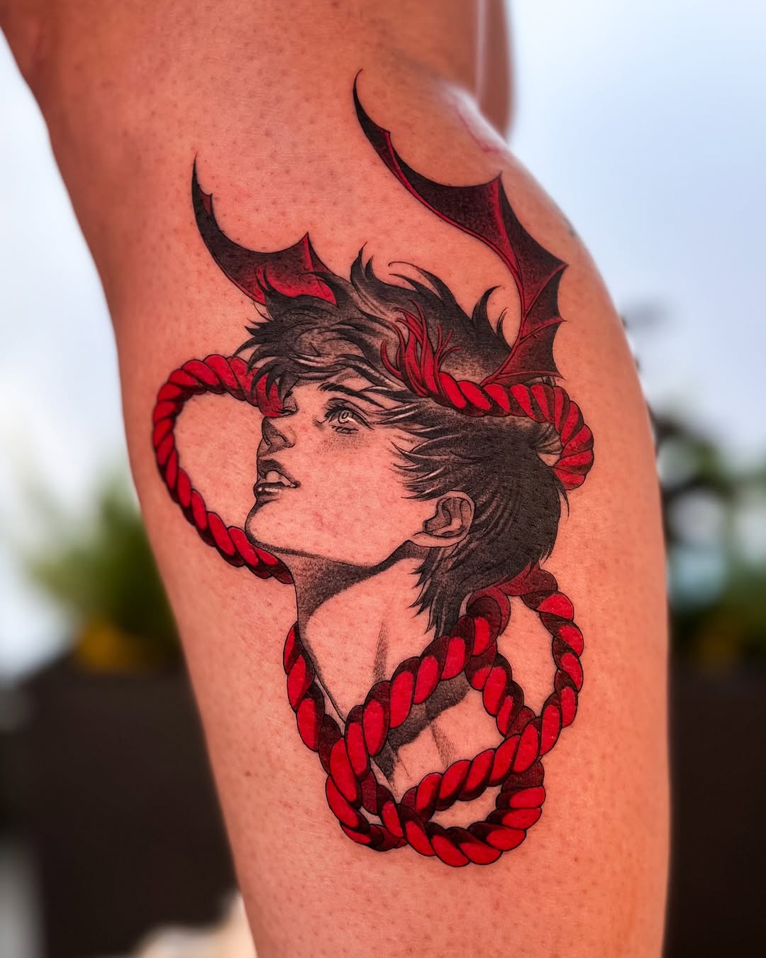 Tattoo by @hemi_tattoo — black_and_grey