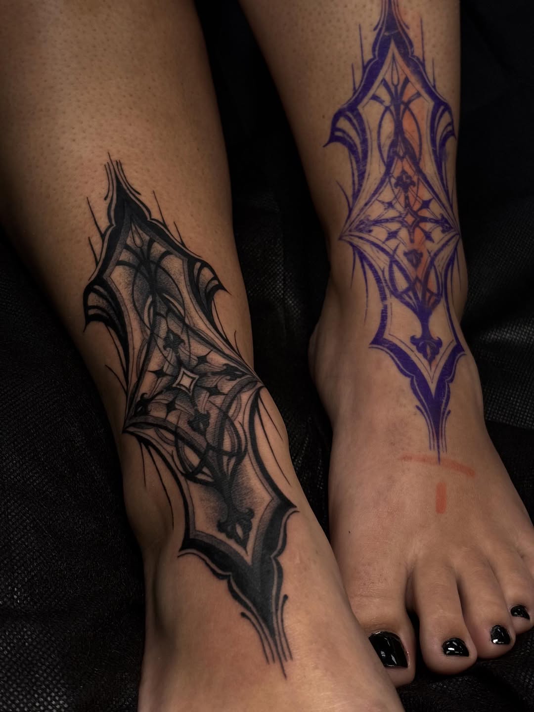 Tattoo by @inkkate_ — black_and_grey, ornamental