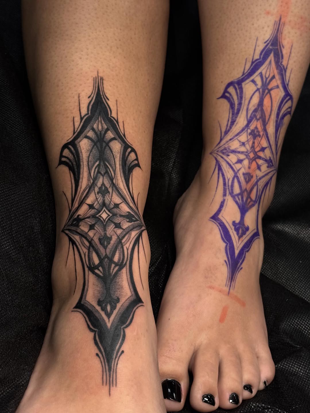 Tattoo by @inkkate_ — black_and_grey, ornamental
